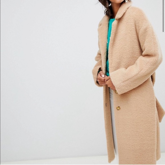 Whistles Long Textured Belted Coat - Picture 3 of 8